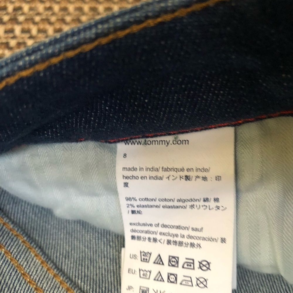 🩵2/$20 MIX& MATCH 🔵Tommy Hilfiger Crop Denim Jeans - Picture 7 of 11